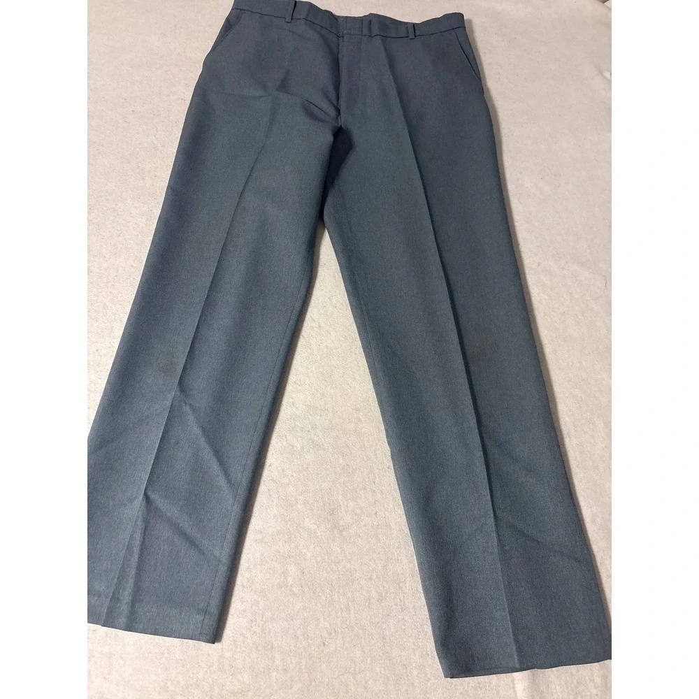 Levi's‎ Action Slacks Dress Pants Mens 35x31 Gray Excellent Straight Leg Vintage
